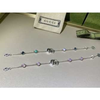 구찌003 마몽 플라워 자개팔찌 (925실버)