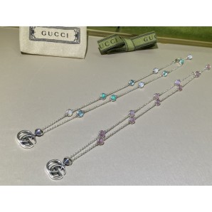 구찌004 더블 G 자개 목걸이(925실버)